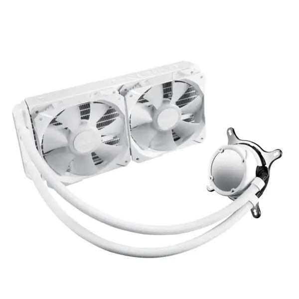 AsUs Rog Strix Lc Ii 240 Argb White Edition 2fans Integroitu vesijäähdytteinen jäähdytin Cpu jäähdytys tuuletin tuuletin