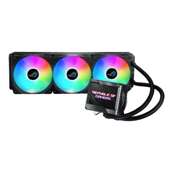 AsUs Rog Ryujin Ii 360 Argb 3fans Integroitu vesijäähdytteinen jäähdytin 12th Gen Cpu Asetek 7th Gen 3.5in Lcd Pwm Dc Argb Cool tuuletin