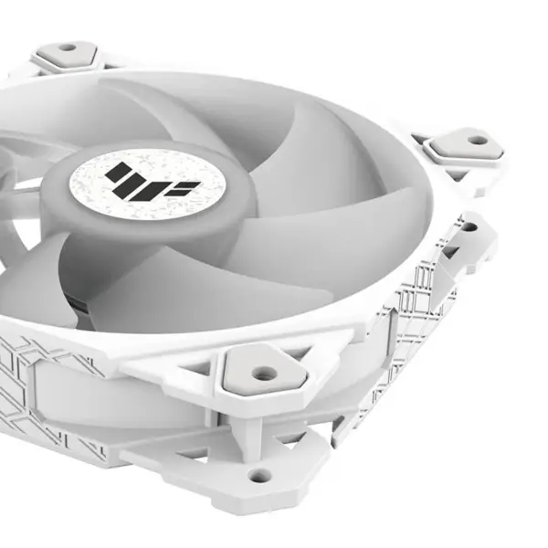 AsUs Tuf Gaming Valkoinen sankarillinen valo Tf120 alustatuuletin 3 kpl Argb tuuletin valaistustehosteella ohjaimella Tuf Gaming Tf120 Argb 3in1